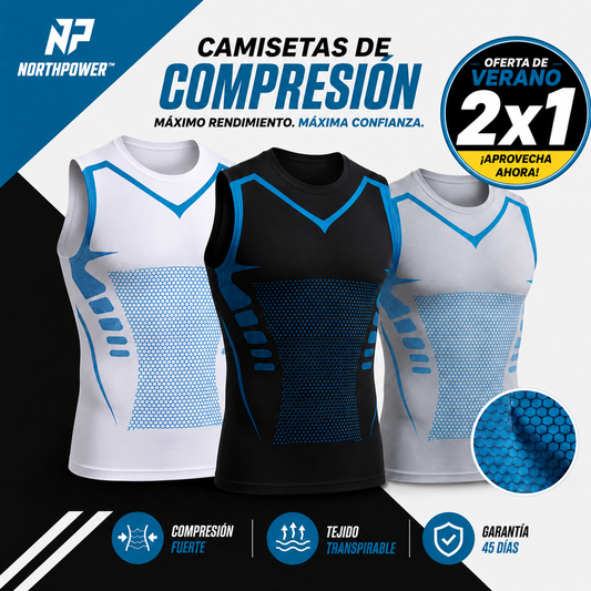 NorthPower™ | Camiseta de Compresión Moldeadora para Hombre