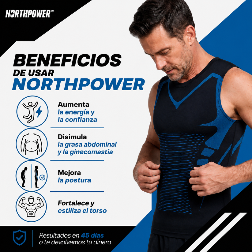 NorthPower™ | Camiseta de Compresión Moldeadora para Hombre